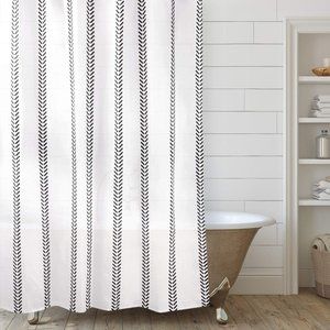 Varato Design Boho Shower Curtain Set w/ Hooks